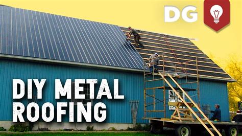 machine for installing metal roof on a house youtube|diy metal roof installation video.